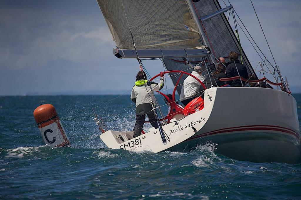 Mille Sabords rounding a mark during the 2013 Lipton Cup Regatta © Bernie Kaaks